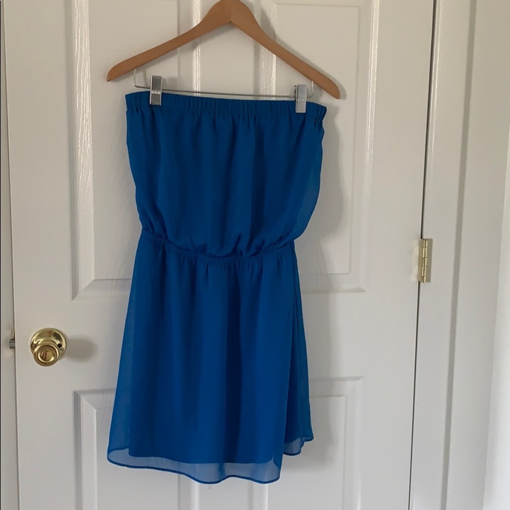 Express strapless dress